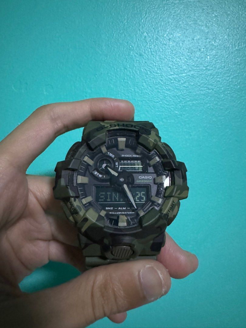 G shock green sale army