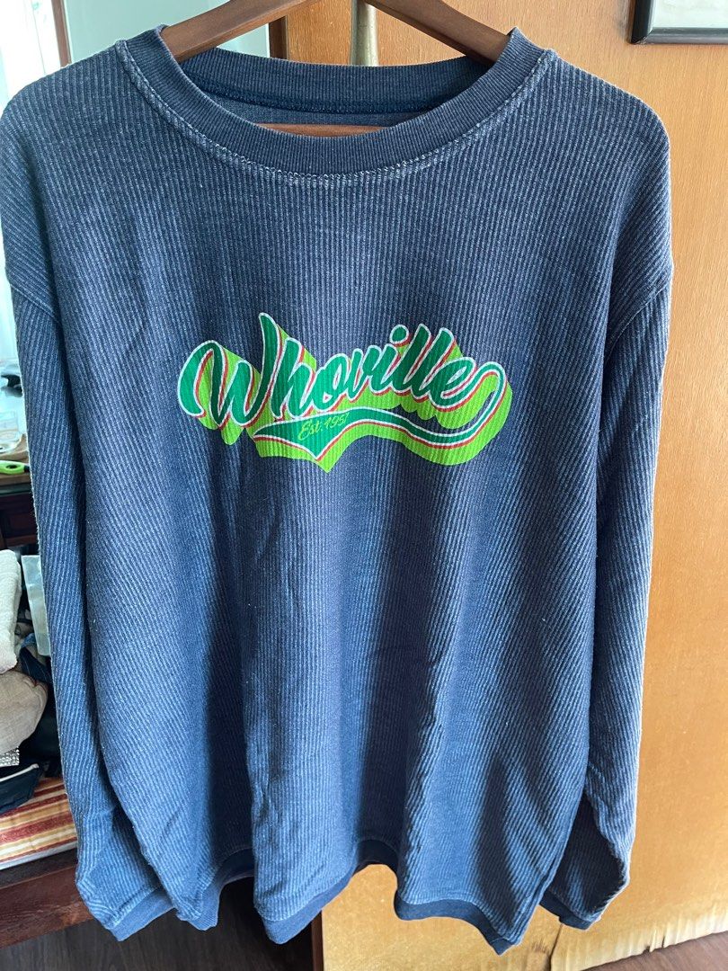 Grinch whoville corded pullover
