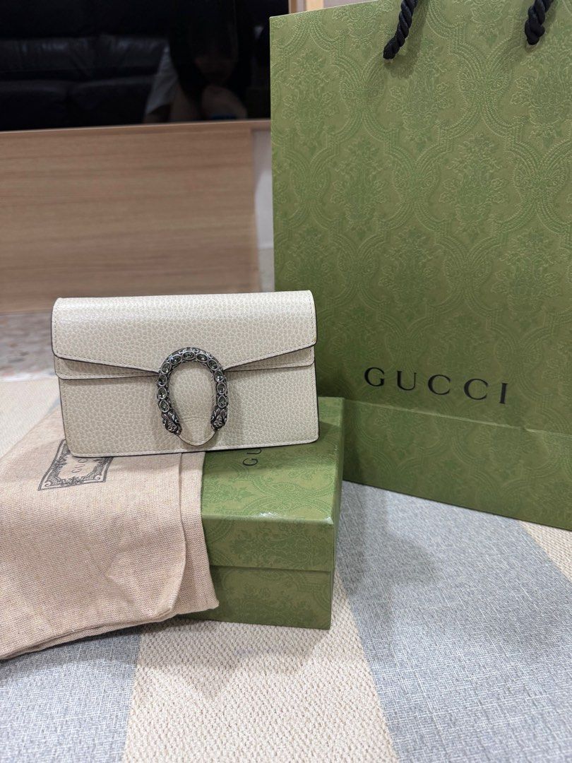 White cheap gucci dionysus