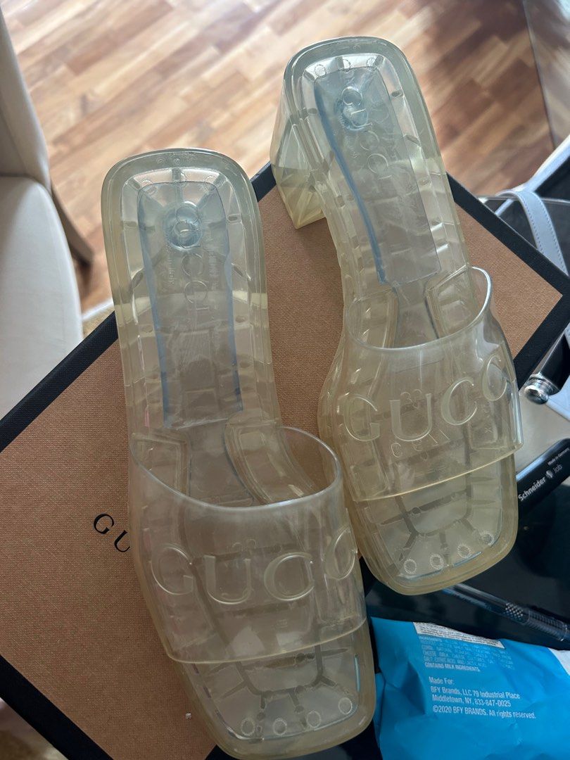 Gucci jelly wedges online