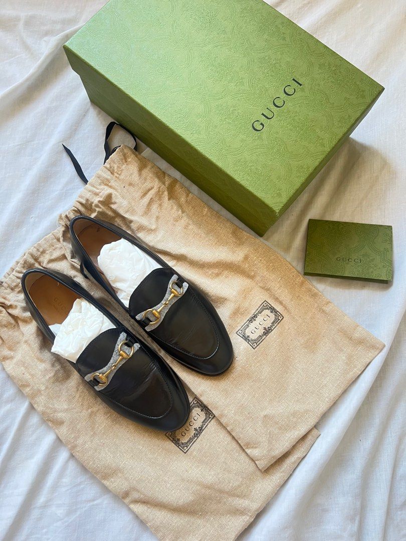 Gucci bamboo horsebit loafers on sale