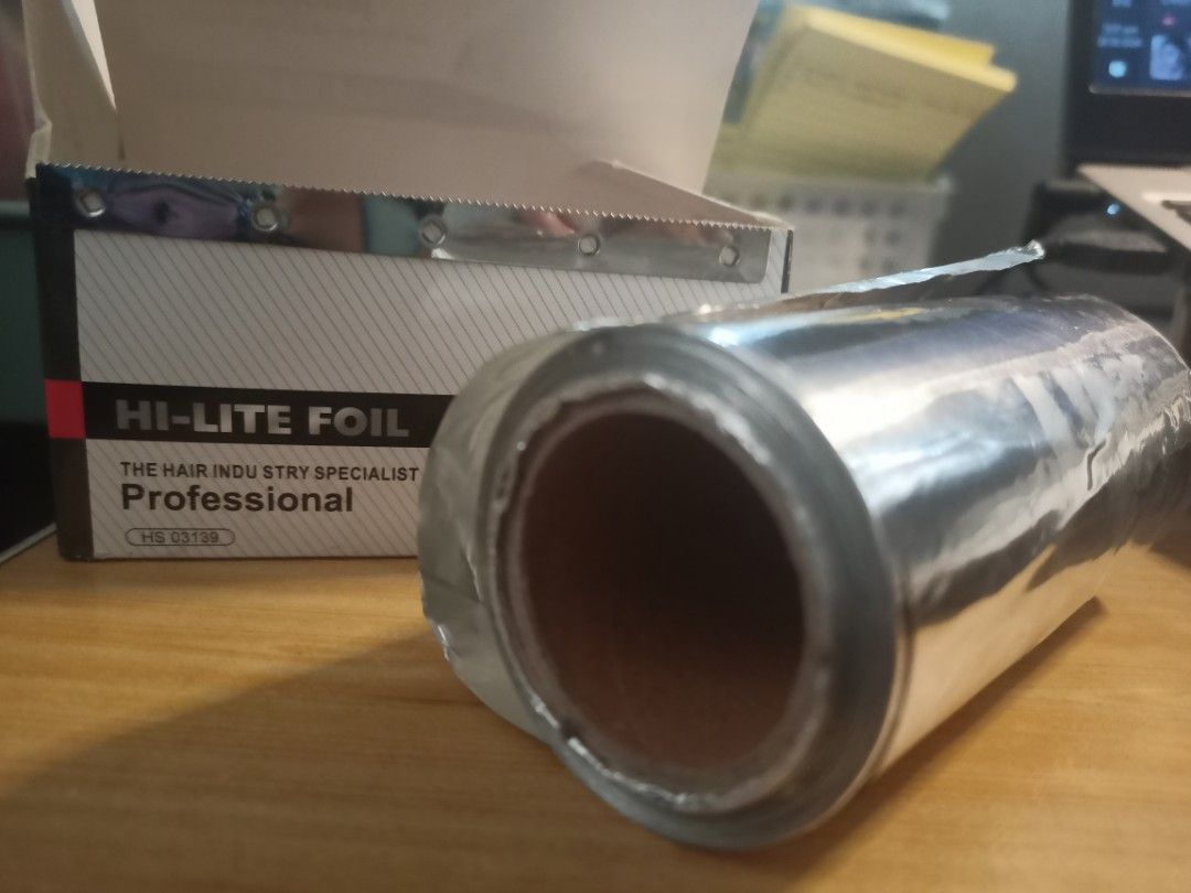 Hair foil (Category: Hair) located in Manila. Submitted by eldeclutter (Listing ID 1289032249, Image 2). Description: hair foil for hair coloring.