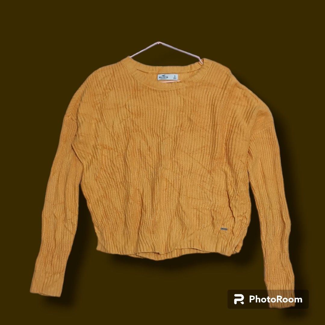 Hollister sales mustard sweater