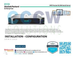 HPE ProLiant DL380 Gen10 Plus 4310 2.1GHz 12‑core 1P 32GB‑R MR416i‑p NC 8SFF 800W PS Server