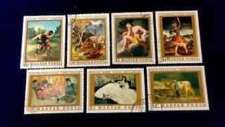 Hungary 1969 - French Paintings 7v. (used)
COMPLETE SERIES