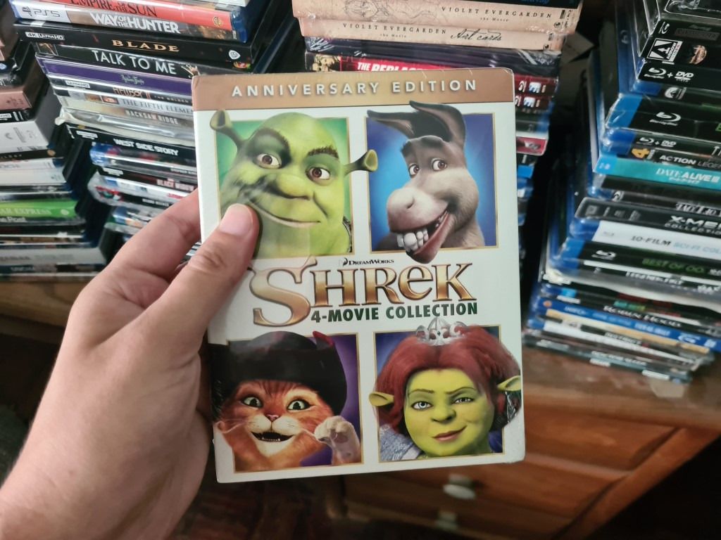 IN STOCK SHREK 4 MOVIE COLLECTION ANNIVERSARY EDITION 4 DISCS W