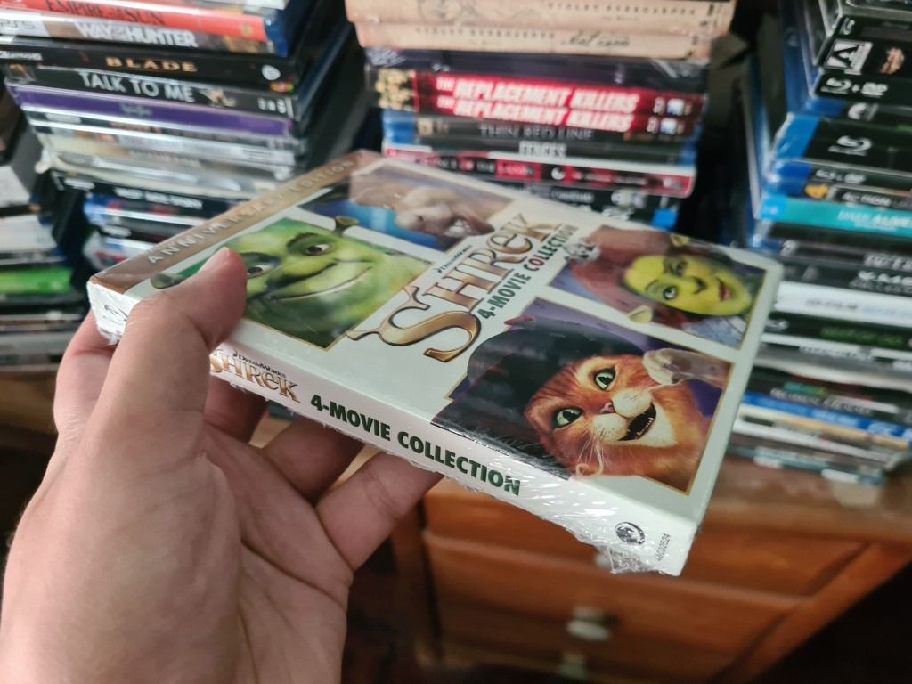 IN STOCK SHREK 4 MOVIE COLLECTION ANNIVERSARY EDITION 4 DISCS W