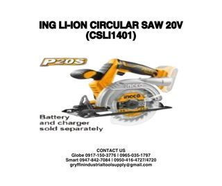 ING LI-ION CIRCULAR SAW 20V (CSLI1401)