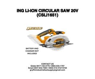 ING LI-ION CIRCULAR SAW 20V (CSLI1651)
