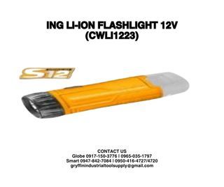 ING LI-ION FLASHLIGHT 12V (CWLI1223)