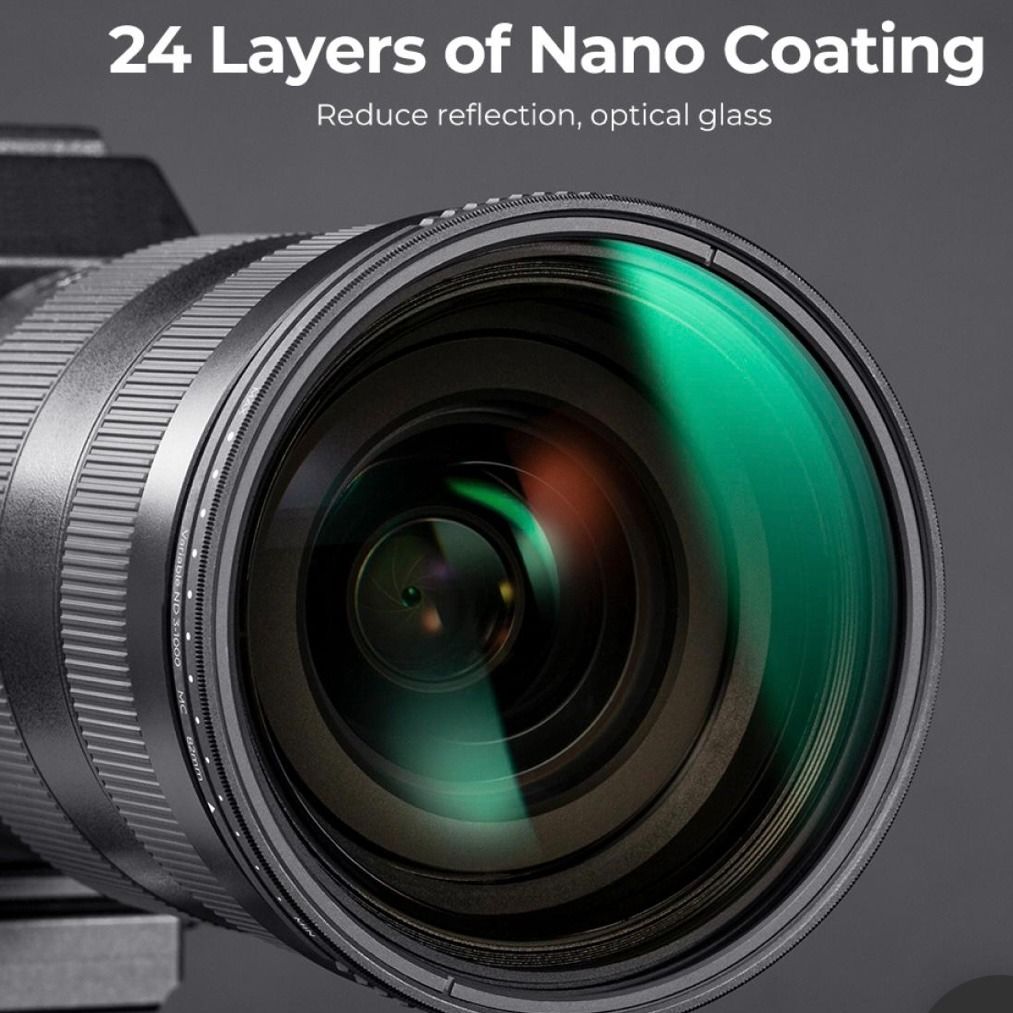 Urth 72mm 5-in-1 Lens Filter Kit (Plus+) - Neutral Density ND2, ND4, ND8, ND64, ND1000, 20-Layer Nano-Coated, Ultra-Slim Camera Lens Filters