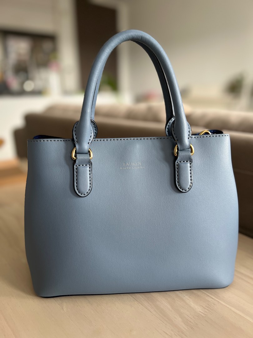 Ralph lauren sale leather satchel