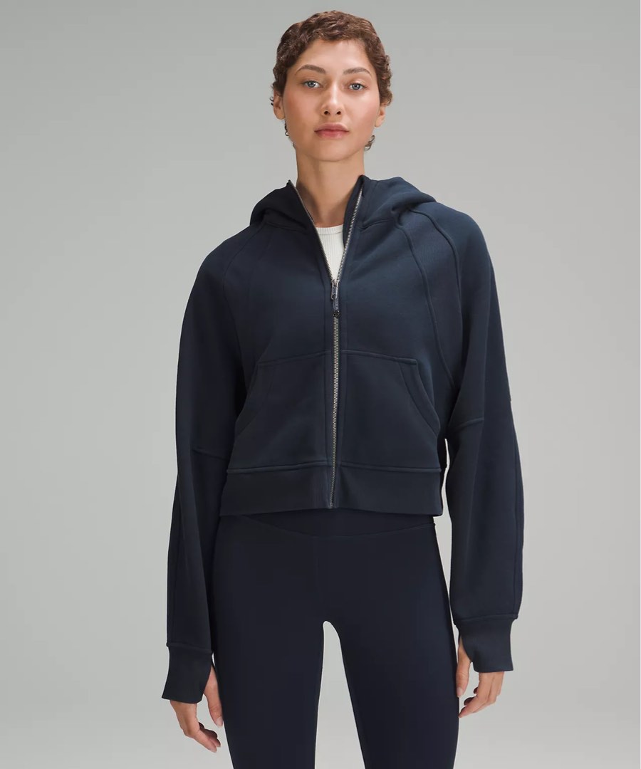 Lululemon Scuba Full-Zip Cropped Hoodie, Women's Fashion, Coats, Jackets  and Outerwear on Carousell