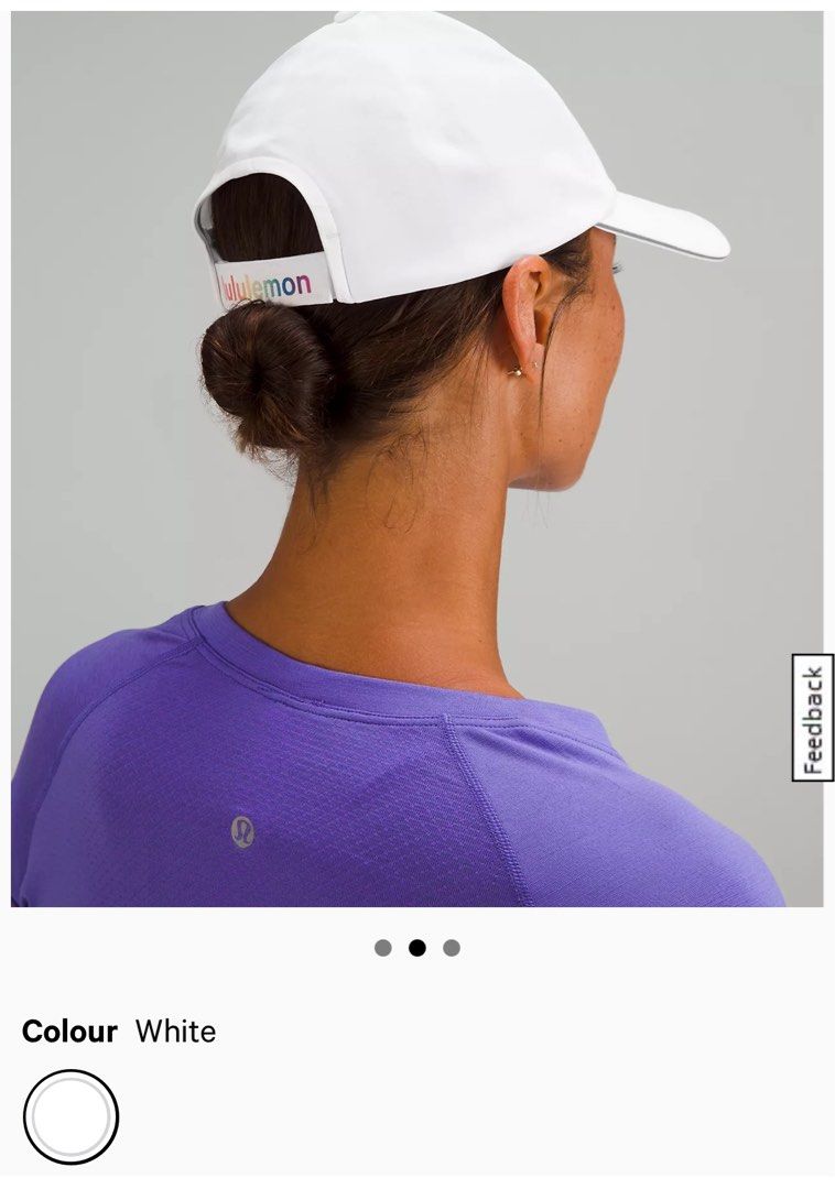 北美代購全新Lululemon帽Women's Fast and Free Running Hat Rainbow, 女裝, 手錶及配件, 帽-  Carousell