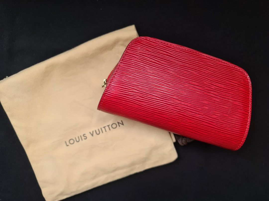 LV Dauphine Epi Leather Pouch (Category: Luxury Bags & Wallets) located in Mandaluyong City. Submitted by the_luxury_hub (Listing ID 1289034087, Image 1). Description: LV Dauphine Epi Leather Pouch 11k *outer condition is pristine zipper and puller still gold, no tarnish, no chipping no rubs on all sides *inner condition: cleaned, removed peeling coat..