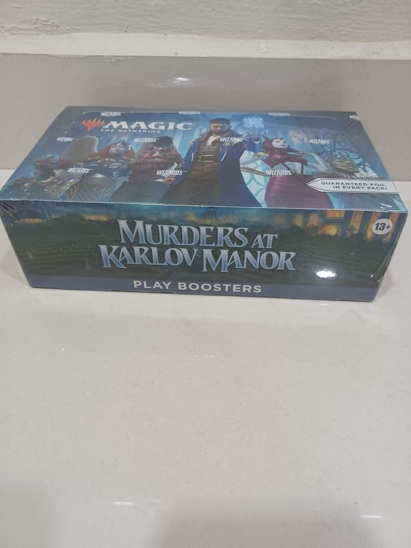 Magic: The Gathering Murders At Karlov Manor Play Booster Box – 36 Packs (je 14 Karten), Mordmysterium Auf Ravnica