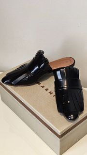 MARNI leather slides, size 7