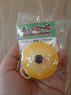 Mini Le Creuset Yellow Ref Magnet