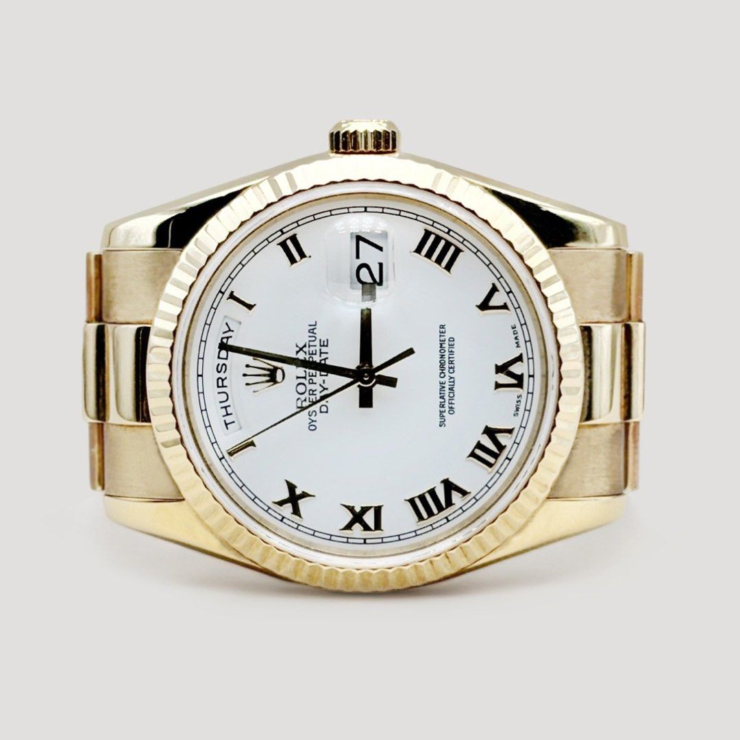 Gold day date best sale presidential rolex
