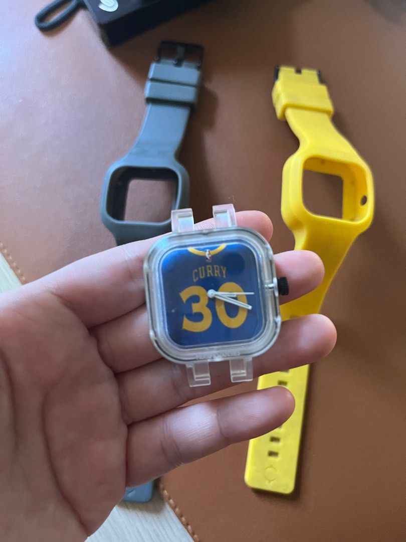 Steph Curry Modify Watch - Golden State Warriors Dubs (Category: Men's Watches) located in Antipolo. Submitted by babym0tion (Listing ID 1289003144, Image 2). Description: As is. Free shipping via Gogoexpress within Metro Manila Two straps (yellow and gray) You just need to have battery changed and straps deepwashed No COD .