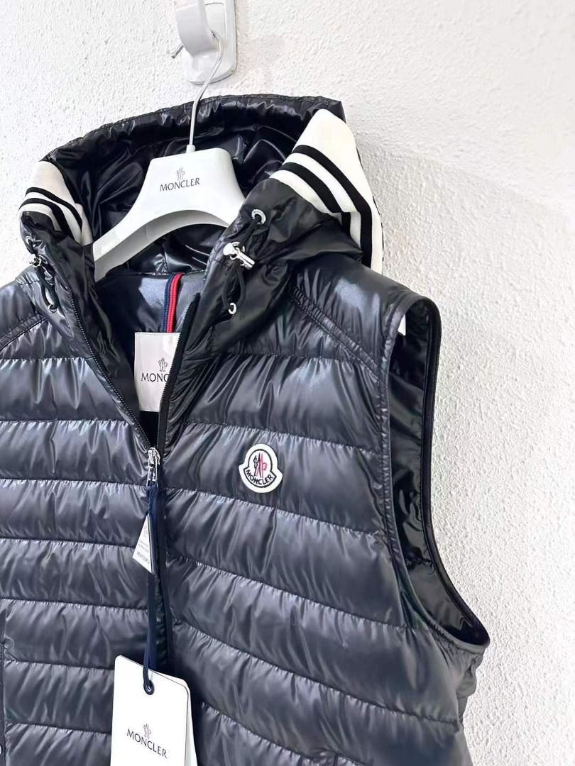 Moncler Clai Down Vest for Men in Black 1A00057 595ZJ 999 Size 1 3