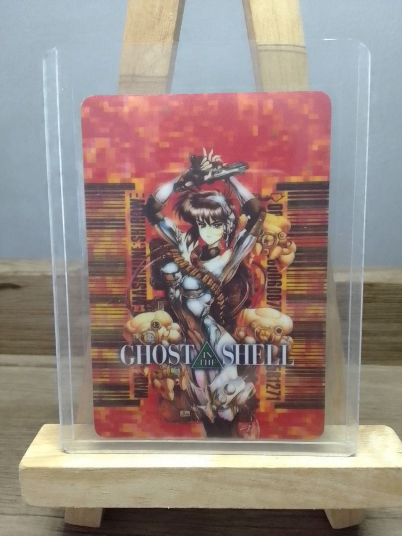 MOTOKO KUSANAGI GHOST IN THE SHELL CARD W/ LOADER - CUSTOM (Category: Raw Singles) located in Mandaluyong City. Submitted by neko.neko21 (Listing ID 1289113841, Image 2). Description: SIZE : 58mm x 83mm x 1mm - FORMAT : Custom-made art card REMARK : - Same scale and thickness to a Japanese Collectible Card (Carddass). - Back to back print. - Smooth front texture. - Matte back texture. - Non-cardboard medium. - Hi-res and clear images. - With topl