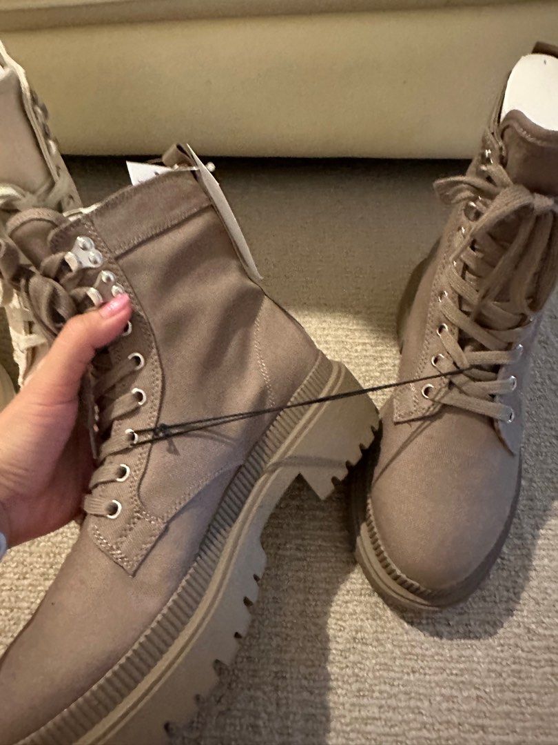 New H M boots Women s Fashion Shoes on Carousell
