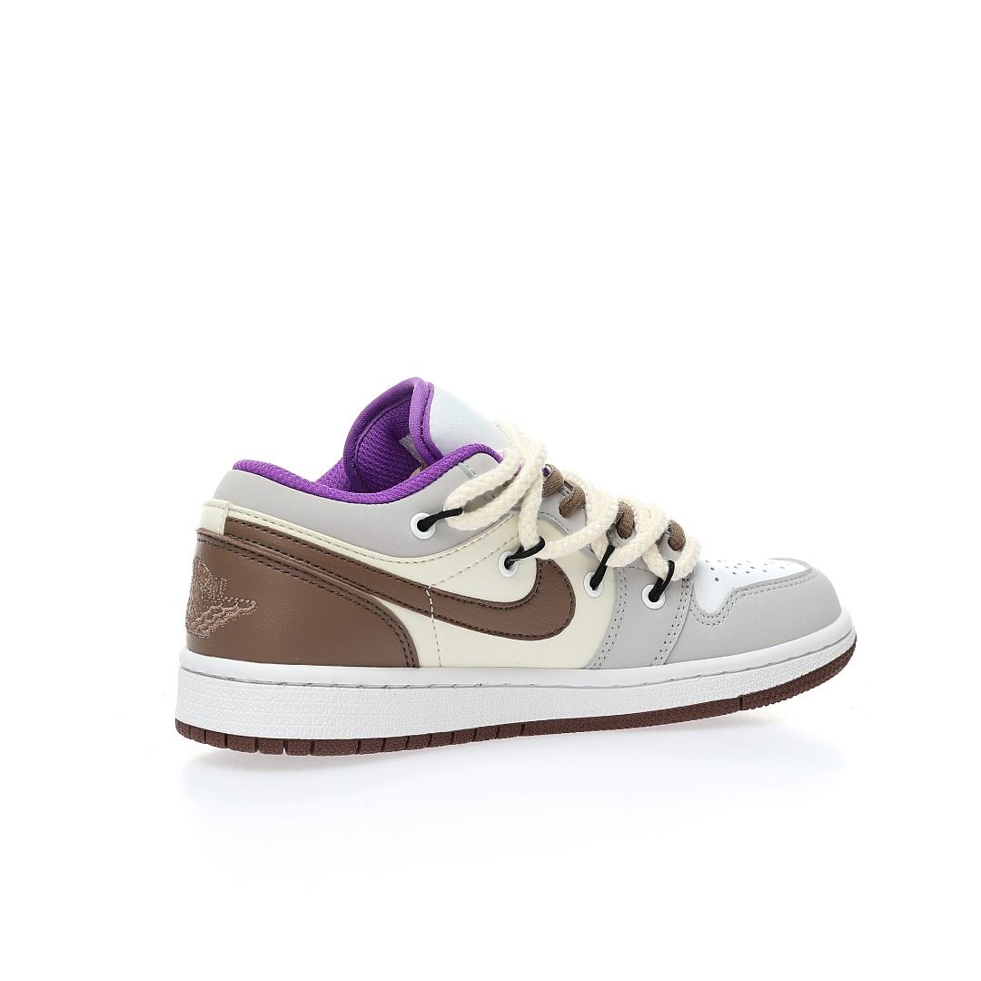 Purple grey sale jordans