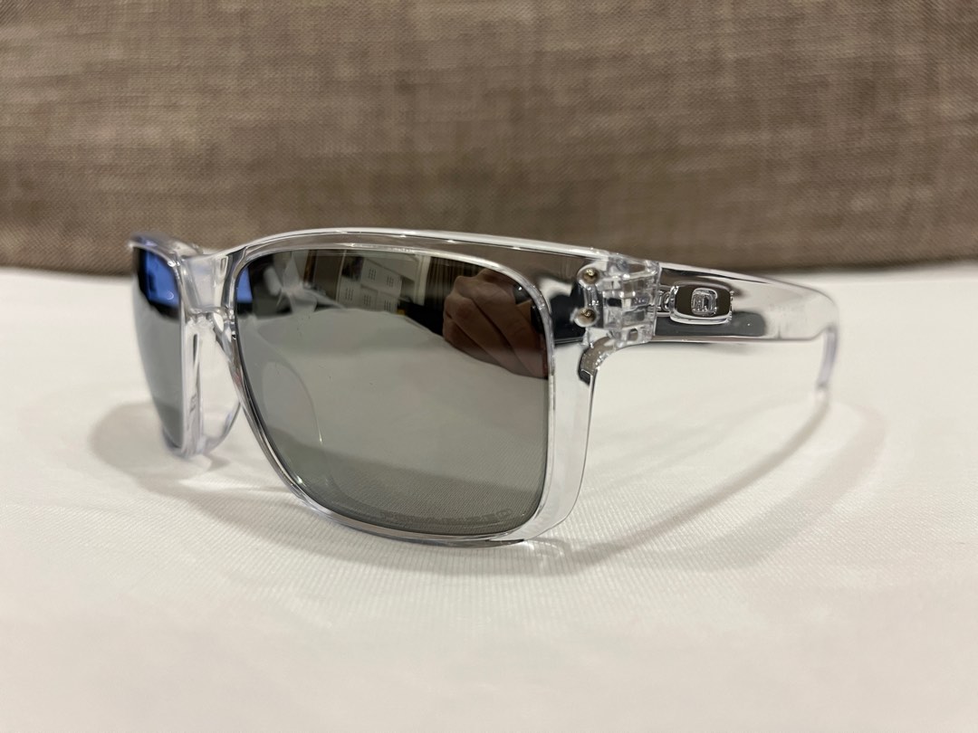 Oakley holbrook 2025 clear chrome iridium