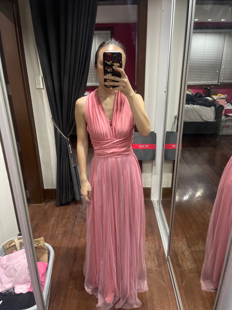 Infinity dress rose pink shop