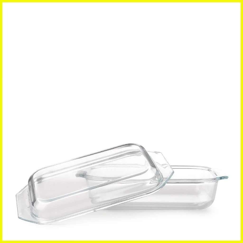 OMEGA Bence Rectangular Glass Casserole with Lid 1.35L (Category: Bakeware) located in Manila. Submitted by officialtheia (Listing ID 1289094313, Image 3). Description: The classic elegance of glass will make your home dinning setting look like a 5-star restaurant. ✅Durable tempered glass ✅Excellent heat conduction for oven baking ✅Clear glass for better monitoring ✅Convenient side handles ✅Microwave, oven and freezer safe ✅Measurements: L17.6 x 