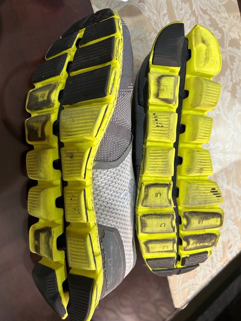 ON Cloud X Running Shoes Gray Neon Men s Fashion Footwear Sneakers on Carousell