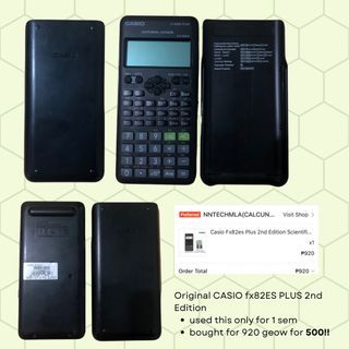 Original Casio fx82ES Plus 2nd Edition Scientific Calculator