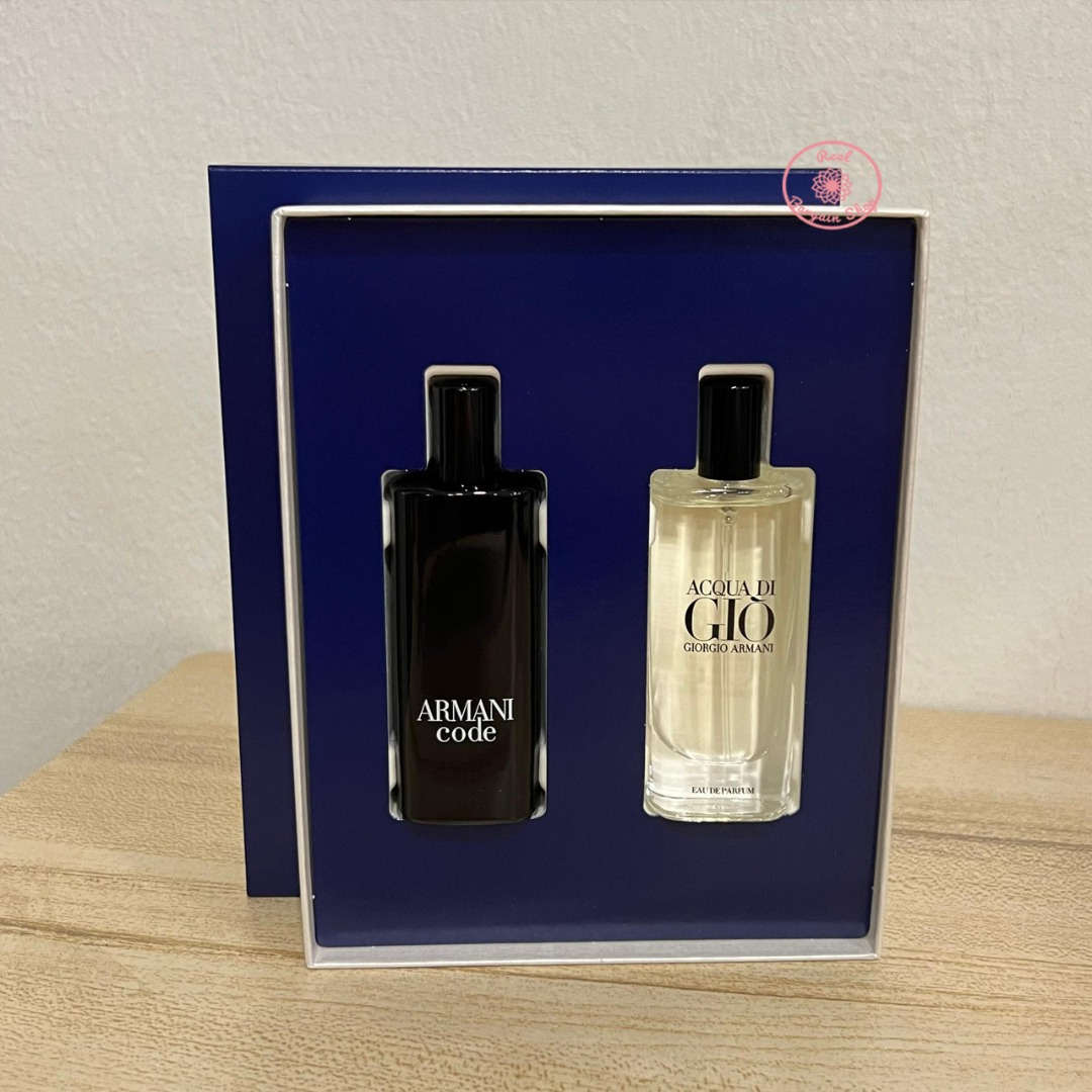 Original GIORGIO ARMANI Set Armani Code Eau De Toilette 15ml Acqua Di Gio Eau De Parfum 15ml Beauty Personal Care Fragrance Deodorants on Carousell