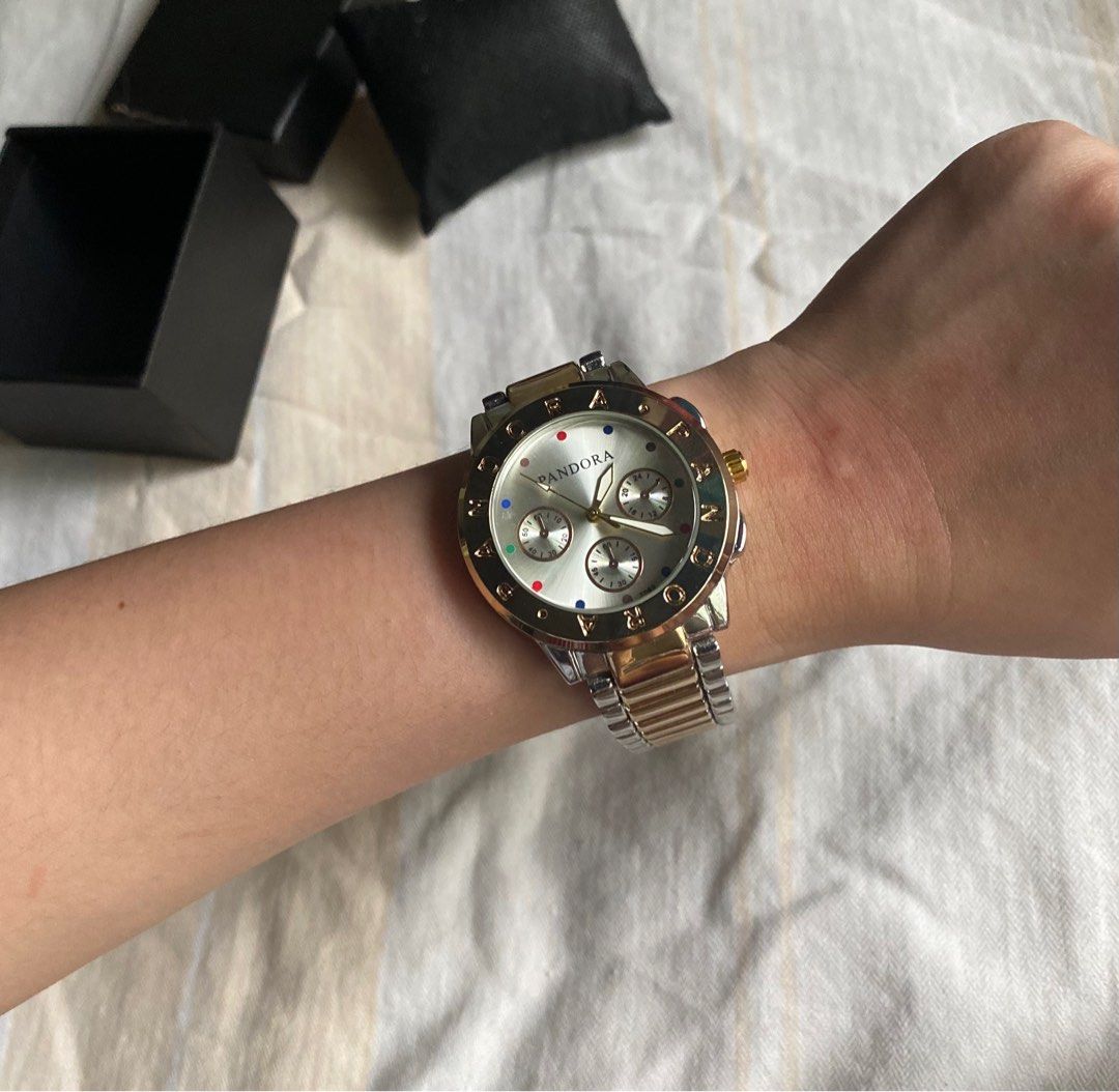 Pandora Two toned Watch, Women's Fashion, Watches & Accessories, Watches on  Carousell