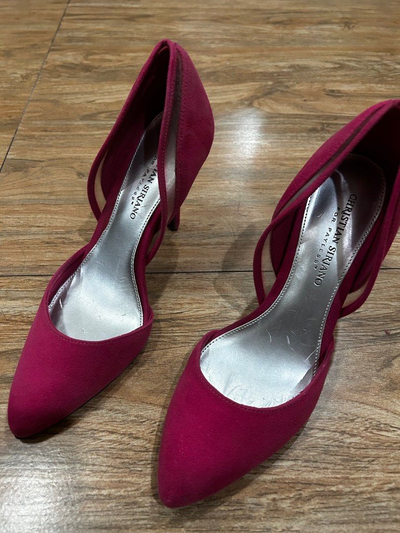Christian siriano pink heels hot sale