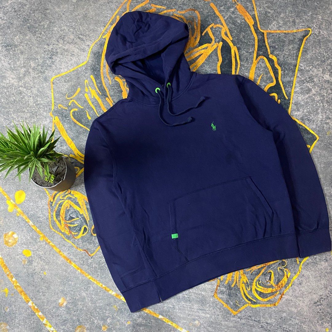 Polo Ralph Lauren Dark Blue Performance Hoodie Men s Fashion