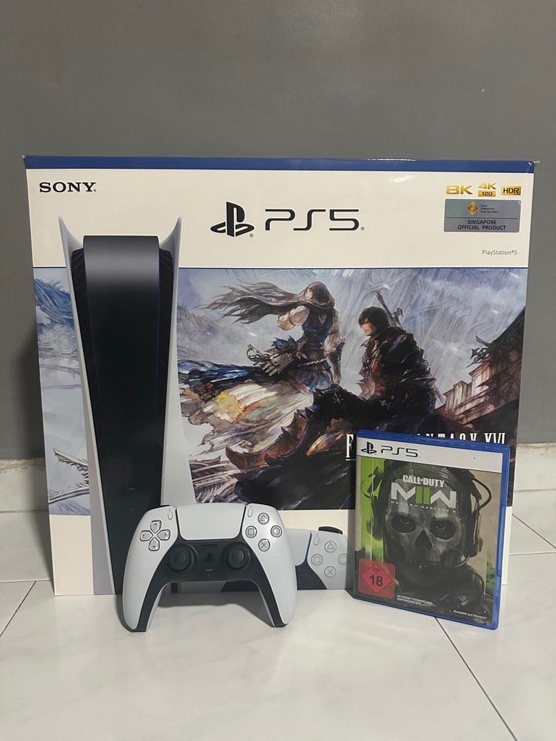 PS5 Playstation 5 825GB *FREE COD Modern Warfare CD*, Video Gaming 