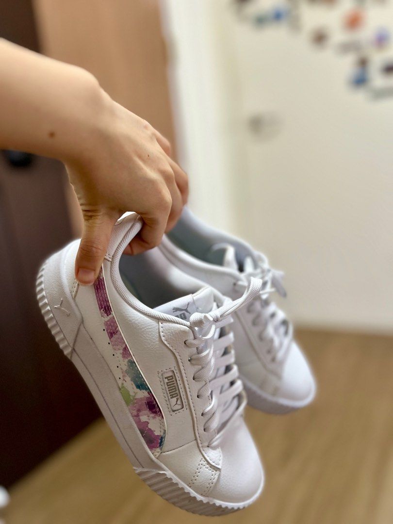 Puma Carina White Purple