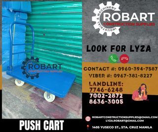Push Cart (Steel FlatForm Blue)