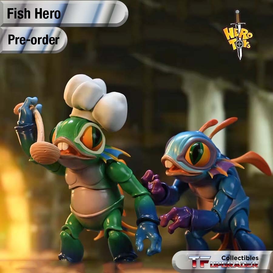 [Q3 2024] Hero Toys Fish Hero 1/18 Blue & Green Figure