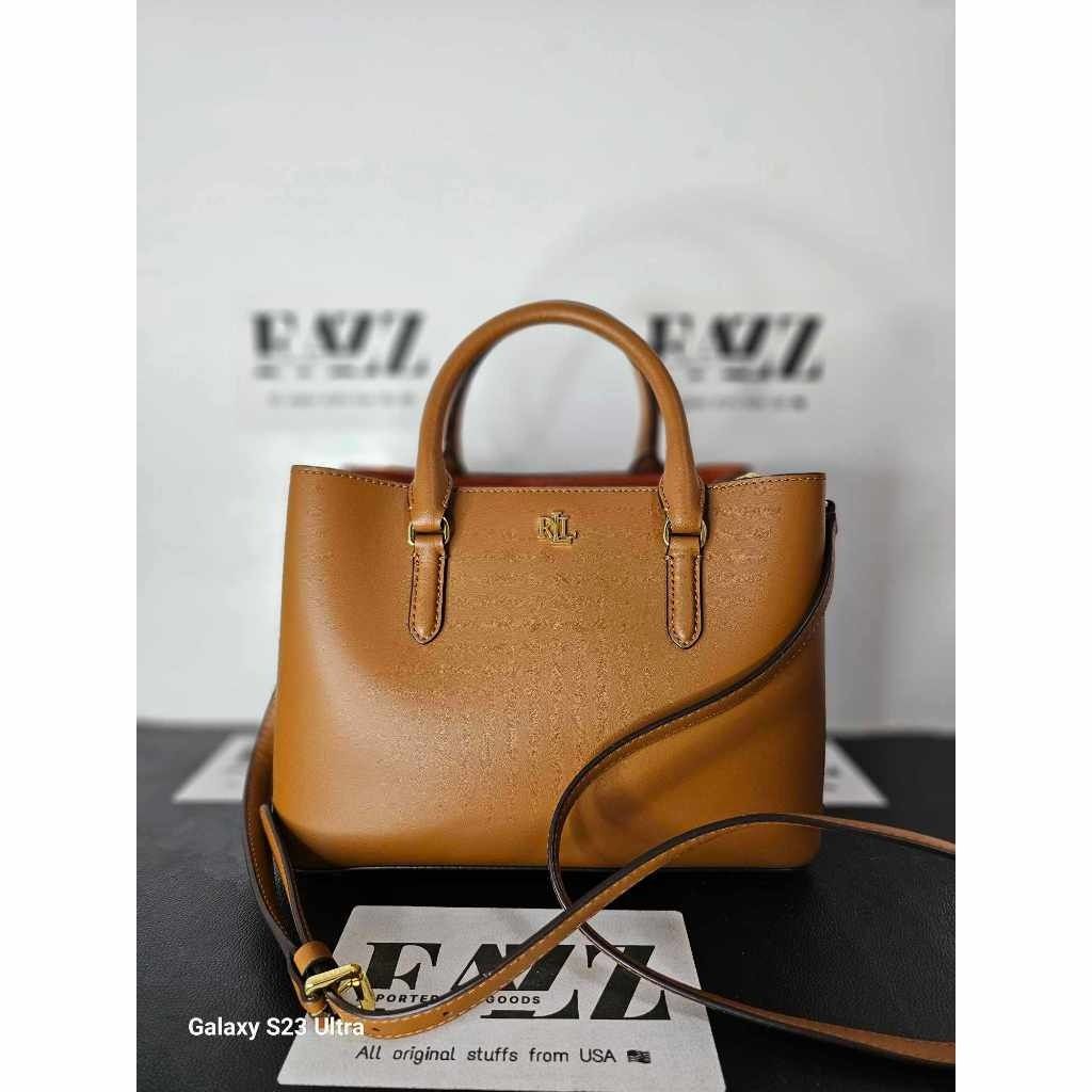 Ralph Lauren Leather Small Marcy Satchel Guaranteed Authentic