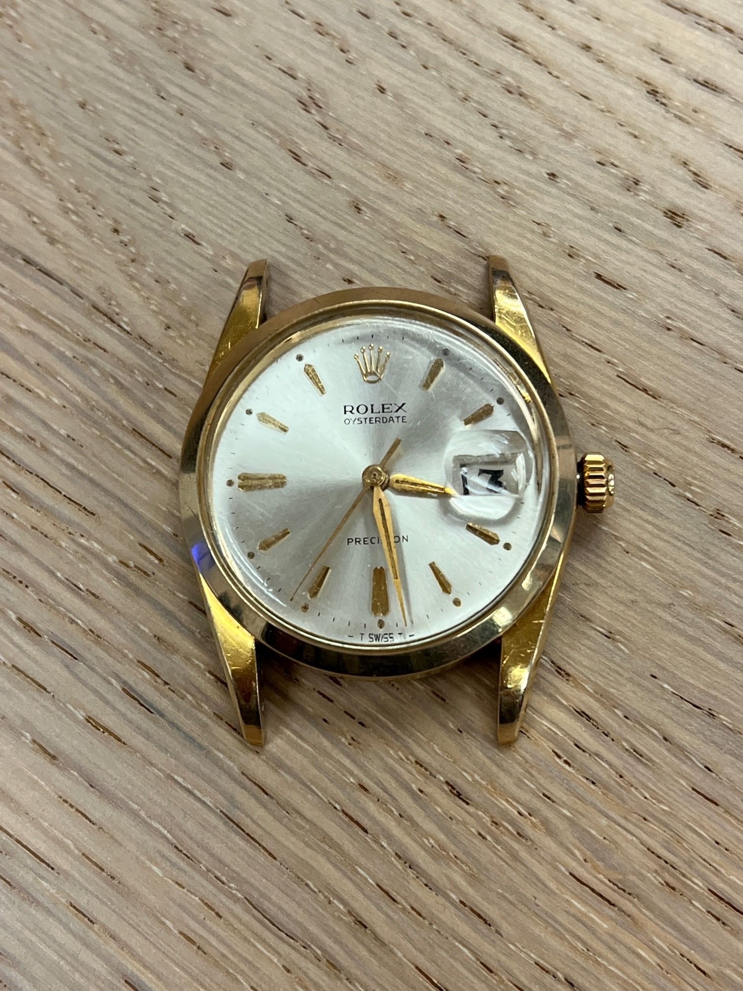 Gold plated hotsell rolex