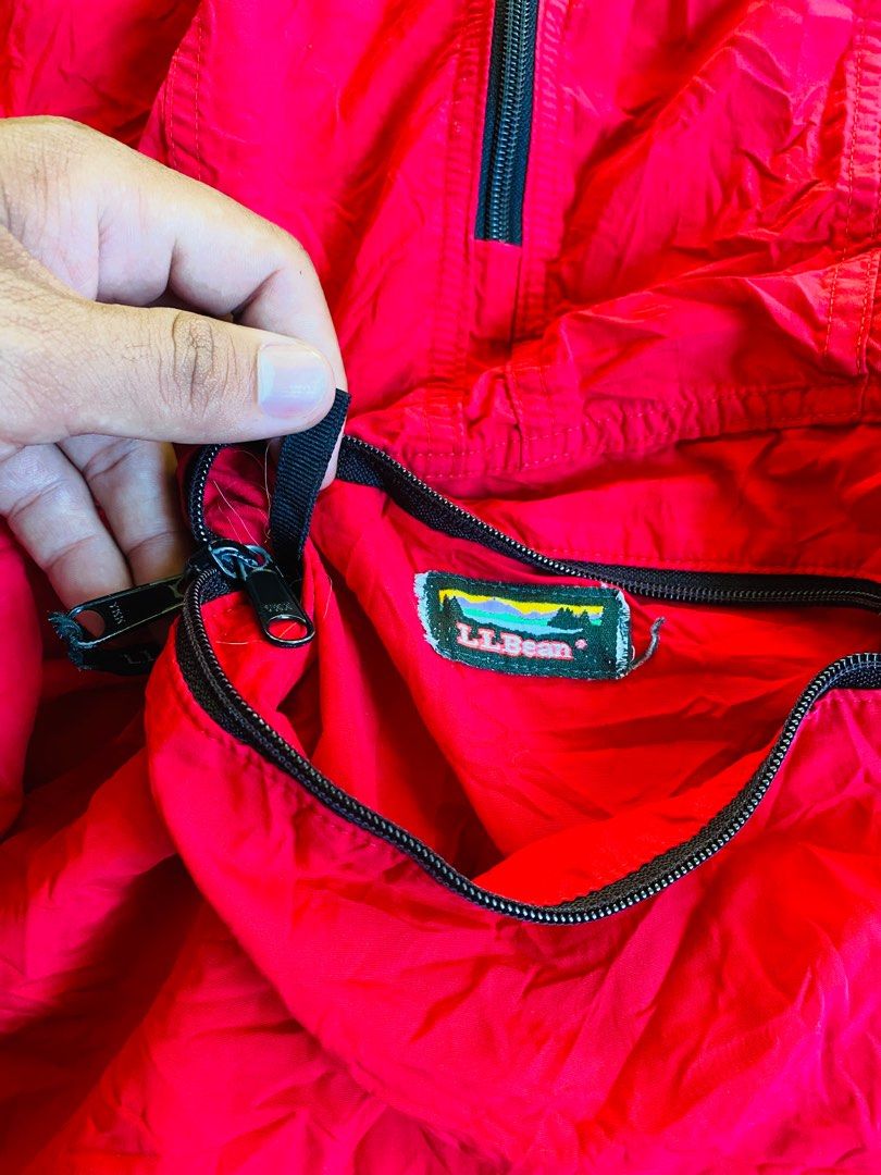 RARE VINTAGE LL BEAN KANGAROO NYLON JACKET Men s Fashion Coats Jackets and Outerwear on Carousell