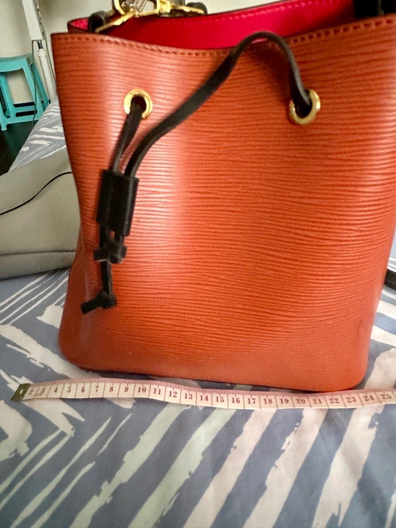 Real leather bucket bag hotsell