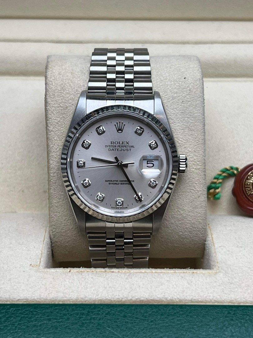 Rolex for sale see descriptions (Category: Luxury Watches) located in Quezon City. Submitted by authenticandluxury_bags (Listing ID 1288973284, Image 1). Description: — Brand new Skydweller two tone 2023 - 1.760M — Sea Dweller blk face anniversary edition (43mm) 2022 - 1.379M — Deep Sea Dweller blue (44mm) 2023 - 1.680M ✅ Payment - 50%deposit , balance 6mos pdc only for brand new - Preloved Rolex DJ 36mm with diamond 569k Rolex DJ 36mm white face