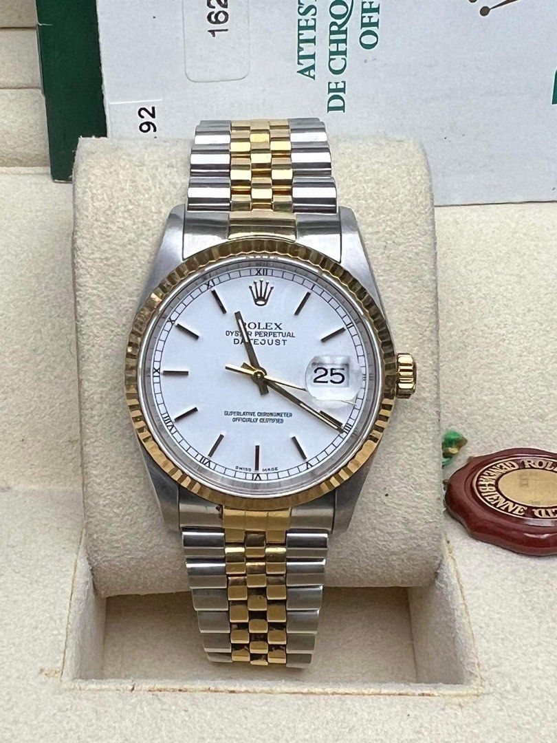 Rolex for sale see descriptions (Category: Luxury Watches) located in Quezon City. Submitted by authenticandluxury_bags (Listing ID 1288973284, Image 2). Description: — Brand new Skydweller two tone 2023 - 1.760M — Sea Dweller blk face anniversary edition (43mm) 2022 - 1.379M — Deep Sea Dweller blue (44mm) 2023 - 1.680M ✅ Payment - 50%deposit , balance 6mos pdc only for brand new - Preloved Rolex DJ 36mm with diamond 569k Rolex DJ 36mm white face