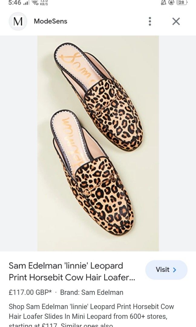 Sam edelman outlet linnie leopard