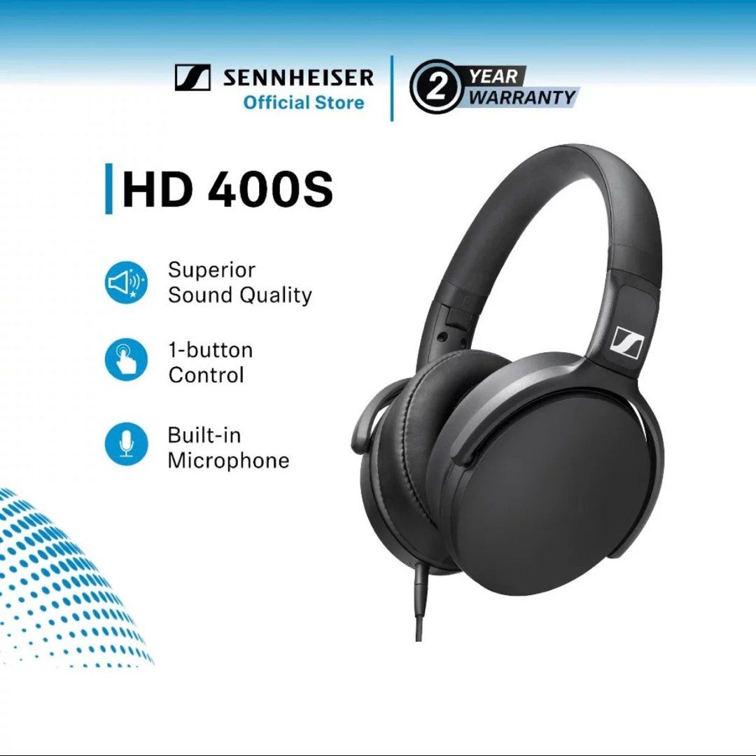 Sennheiser 400s headphones top