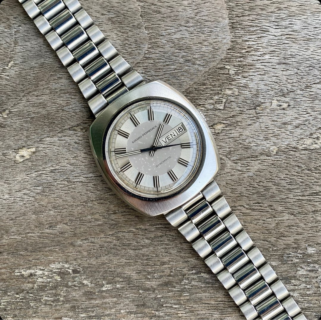 Serviced Sector dial Vintage Girard Perregaux GYROMATIC DAYDATE